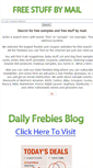 Mobile Screenshot of freestuffbymail.org